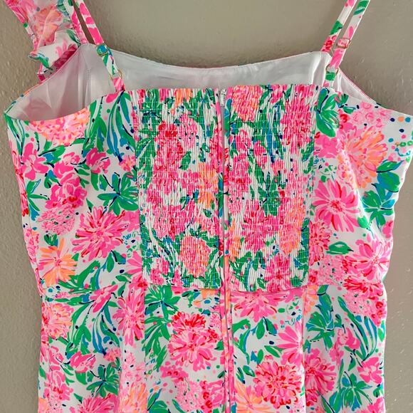 MOVING SALE: Lilly Pulitzer Floral romper dress - Picture 8 of 11